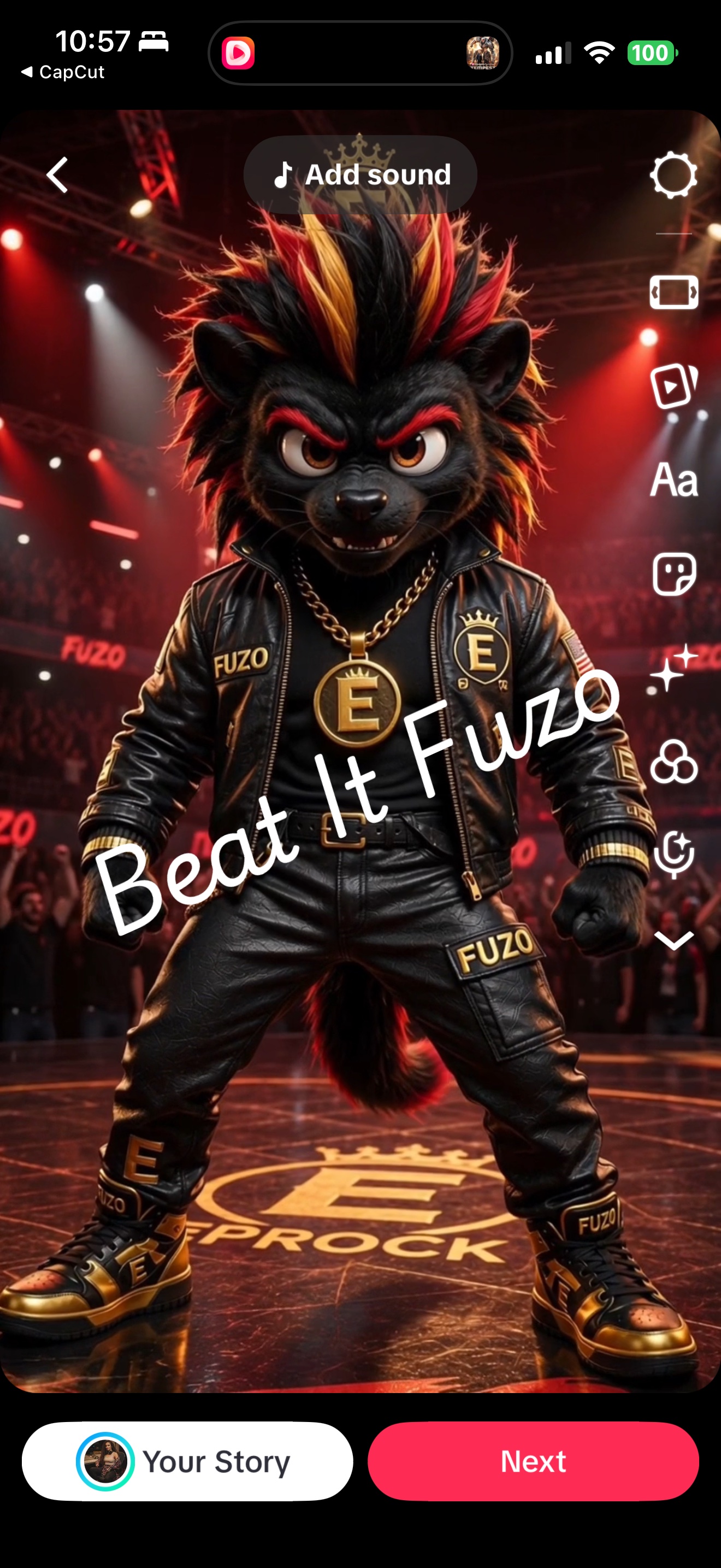 FUZO show poster art